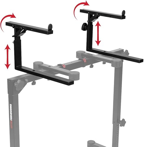 Gator Frameworks Serie de teclados Nivel 2º adicional para el soporte de mesa estilo GFW-KEY-6000, (GFW-KEY-6000-2T)