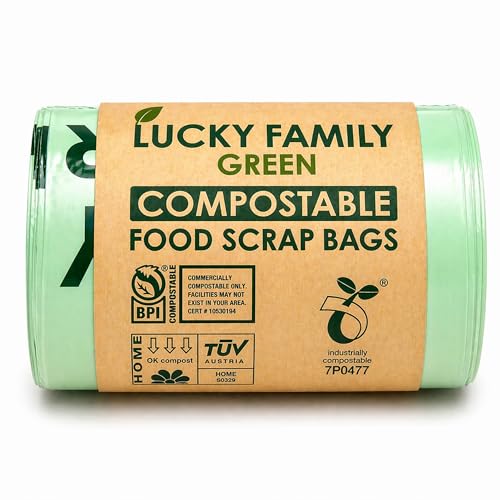 Compostable Trash Bags for Kitchen (50 Count)