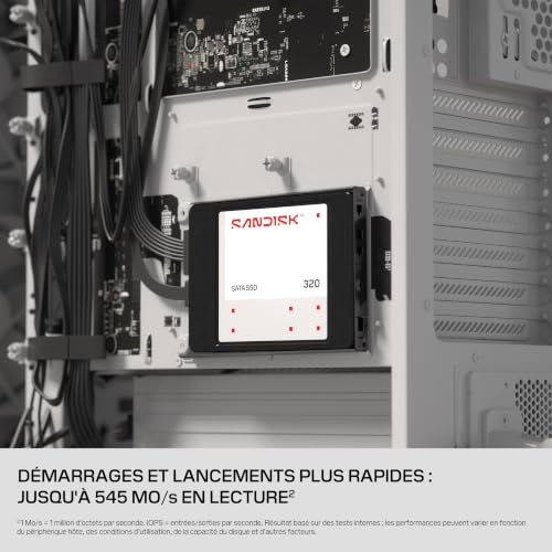 SanDisk 320 SSD interne 2.5 SATA 6Gb/ - vue 7