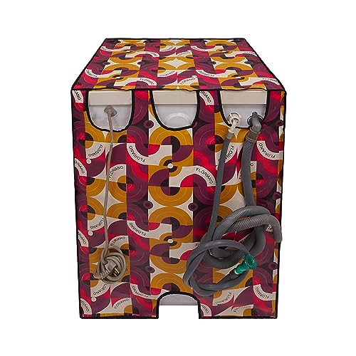 Image of DREAM KING Waterproof & Dust-Proof Front Loading Fully Automatic Washing Machine Cover for 6 Kg, 6.2 Kg, 6.5Kg - Design 03