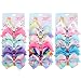 18pcs/3 Set JOJO Siwa Bows Hair Bows Alligator Clips for Girls Unicorn Grosgrain Ribbon Hair Barrettes Accessories for Toddler Kids