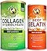 Great Lakes Gelatin, Kosher, 16-Ounce Cans of Unflavored and Collagen Hydrolysate