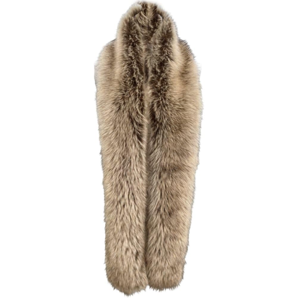 Écharpe en fausse fourrure pour femme longue et douce pour l'hiver