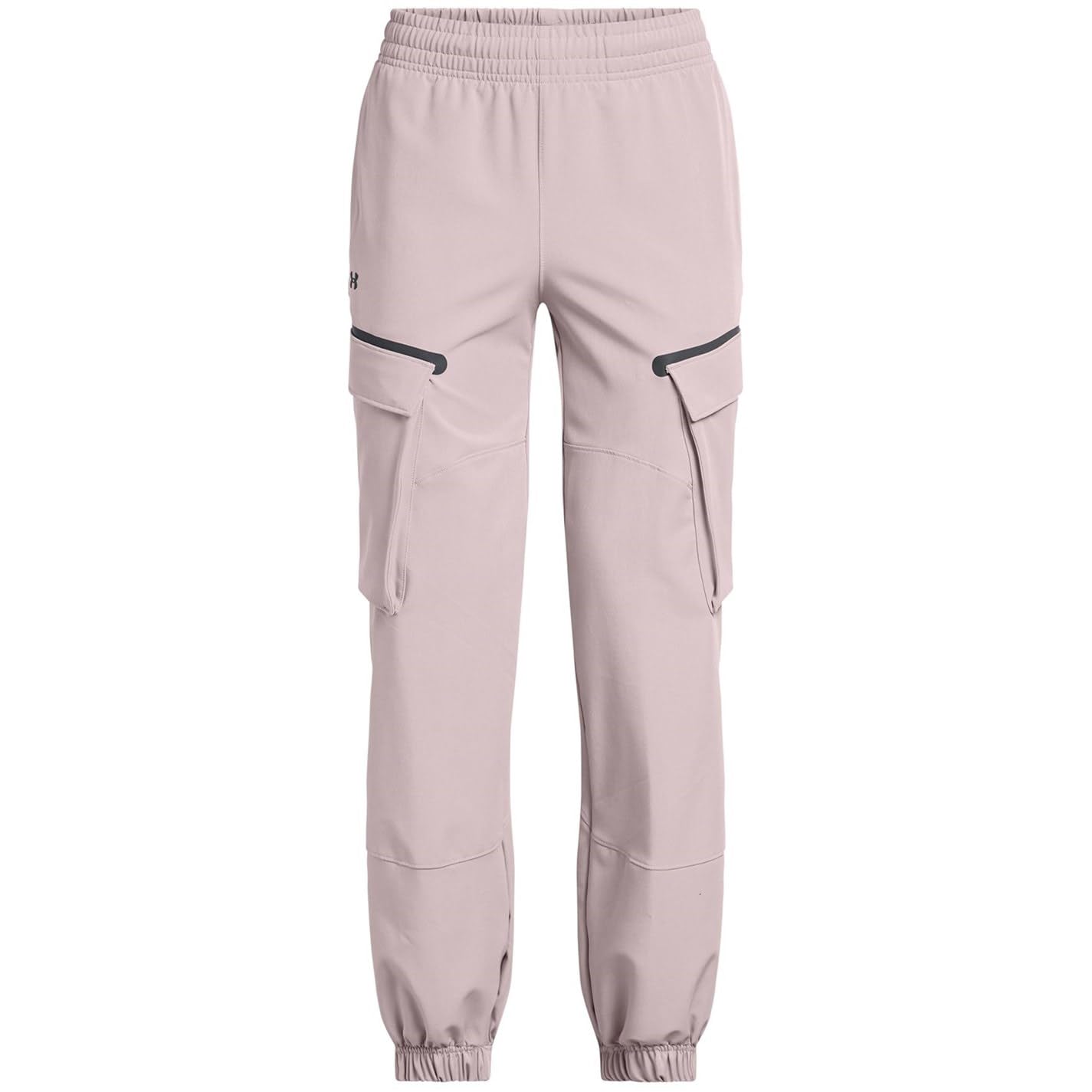 Spodnie Unstoppable Under Armour damskie fioletowe cargo high waist