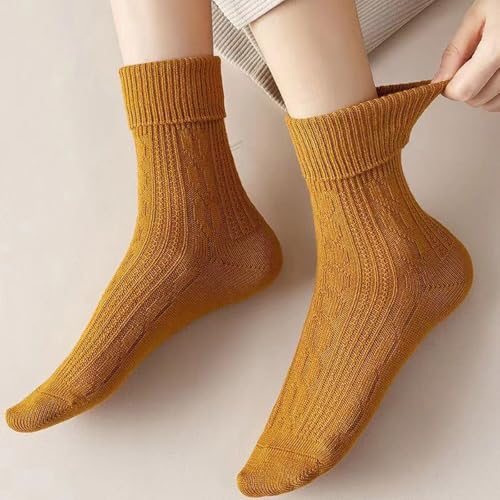 Women Socks Cotton Crew Dress Socks Solid Color for Women Girls Ladies 10 Pack4