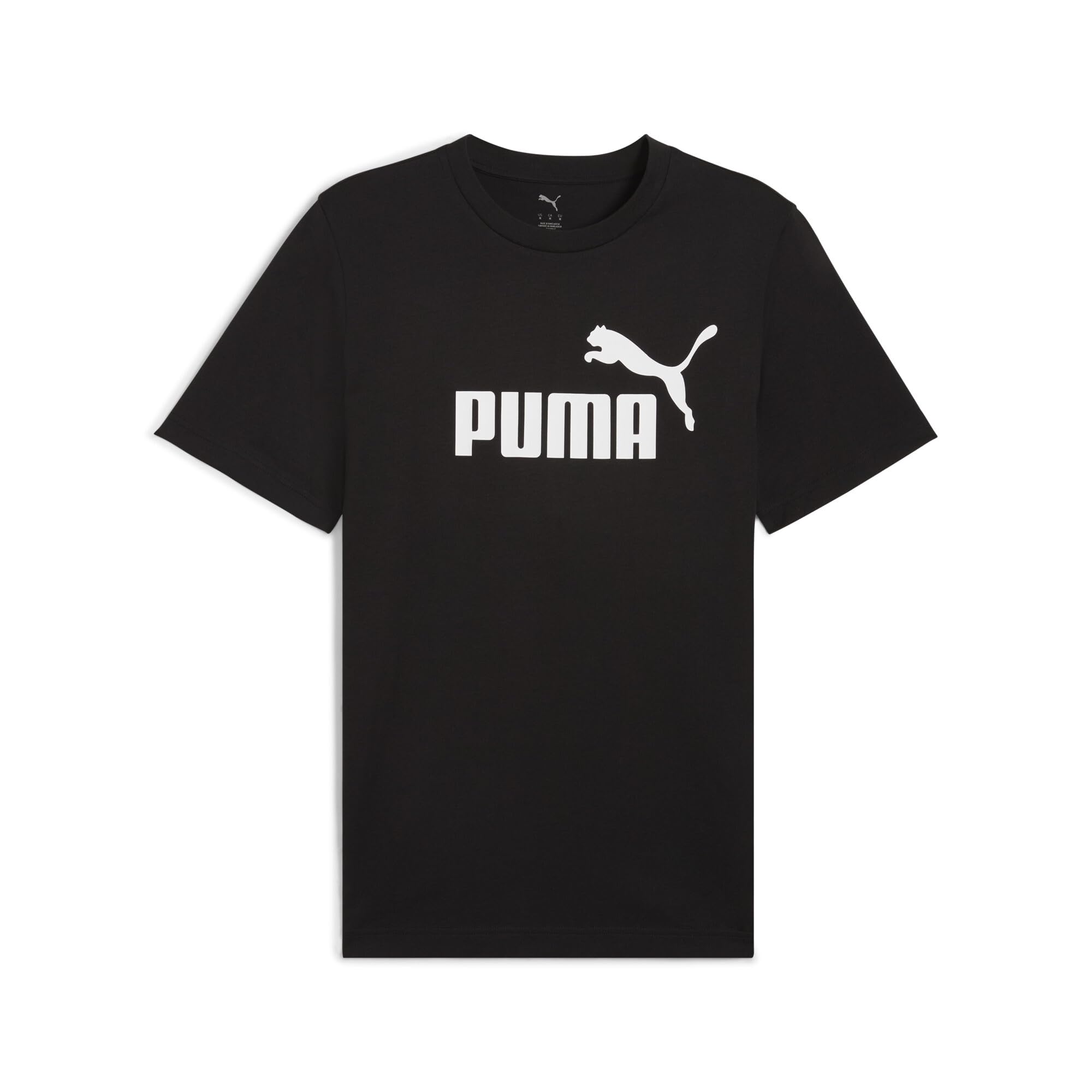 Puma Essential Logo T-Shirt With Short Sleeves Men's Black Small