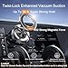 Magnetic Phone Mount, Car Phone Holder for MagSafe, Enhanced Vacuum Suction Cup, 360° Adjustable, Strong N52 Magnets, Zinc Alloy, Cell Phone Accessories for iPhone 17 16 15 14 13 Series, and Android
