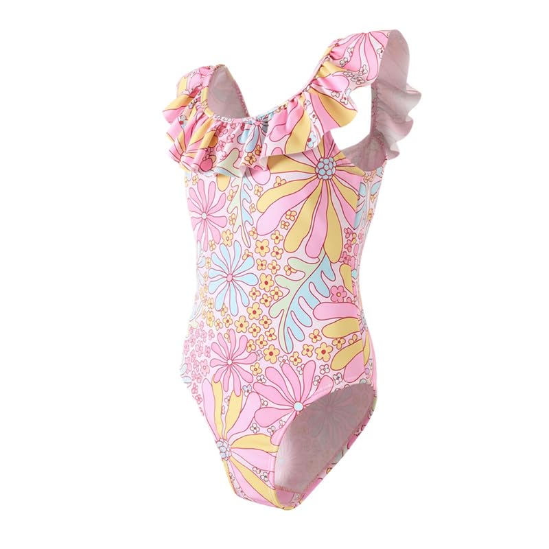 Angel season Girls Swimsuits Kids Bathing Suit One Piece Swimwear with UPF 50+ Cute