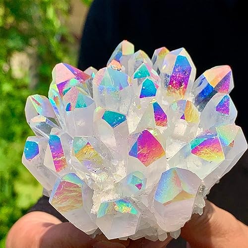 Quartz titanium crystal cluster pour decoration de salon