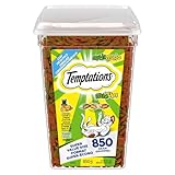 TEMPTATIONS Mix-Ups Adult Cat Treats Chicken, Catnip & Cheese Flavour, 850g Tub