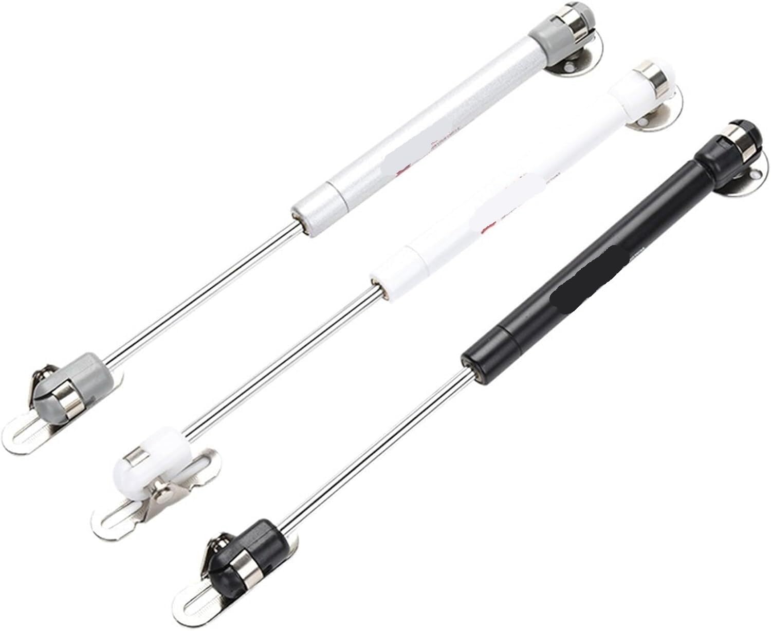 Zawias sprężynowy hydrauliczno-gazowy miedziany 150N – podpora podnoszenia drzwi szafek kuchennych, ciche zamykanie, regulowany, 5 zestawów(White)