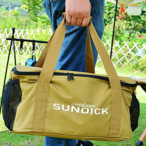Mona43Henry Bolsa térmica dobrável, lancheira grande, bolsa térmica para piquenique, bolsa térmica à