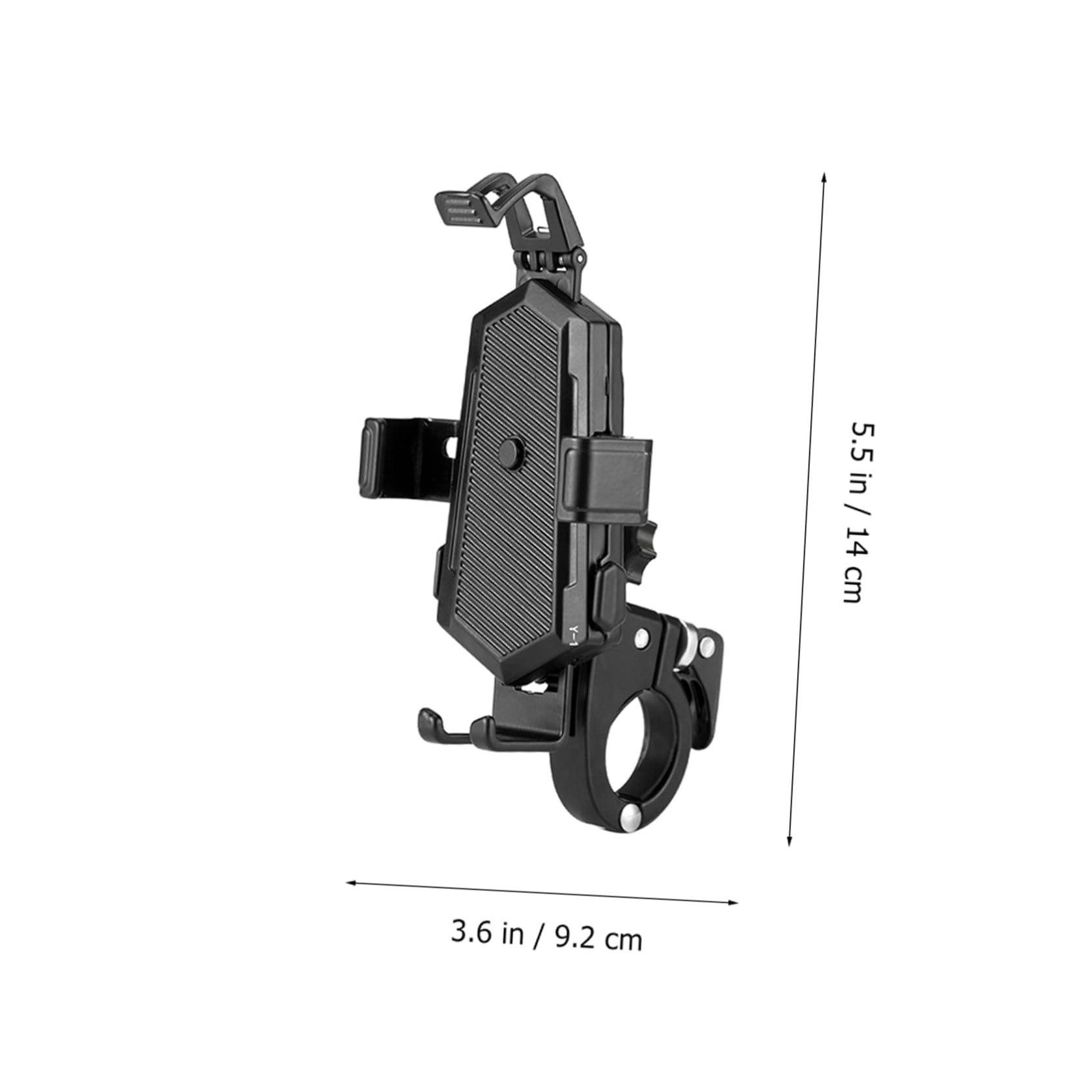 ORFOFE Soporte Móvil Moto Aluminio Antichoque y Resistente Lluvia para Teléfonos Fácil Instalación y Portátil Compatible para Manillares Estándar