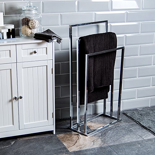 Bath Vida Support de Salle de Bain sur Pied Chromé Cover