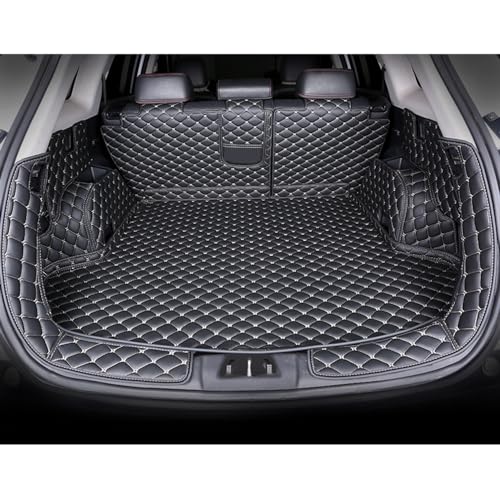 Car Leather Boot Liner Mats for Renault Koleos 2017 2018 2019 2020 2021 2022 2023, Full Coverage Waterproof Protector Pad Anti-Dirty Trunk Mat Carpets Accessories,A