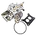 2 Barrel Carburetor Carb 2100 2150 A800 Replacement for Ford 289 302 351 Mustang Cu Jeep Engine F100 F250 F350 Jeep 360 Cu Electric Choke Carb with Mounting Gaskets