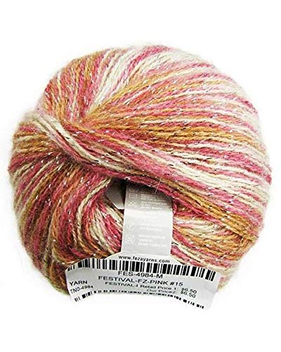 Feza Yarns Festival Pink #15