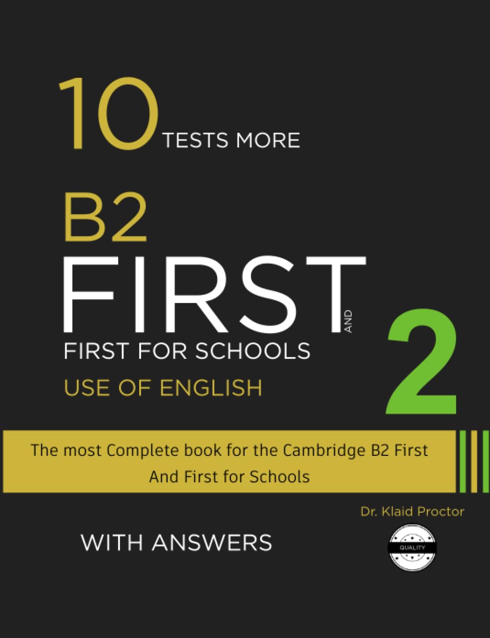 B2 FIRST Use of English: 10 Practice Tests more for the Cambridge exam: Cambridge B2 First and for schools Paperback – 22 July 2023
