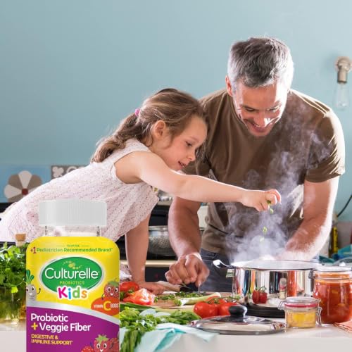 Culturelle Kids Probiotic + Veggie Fiber Gummies, Ages 3+, Berry, 60 Count - image 8