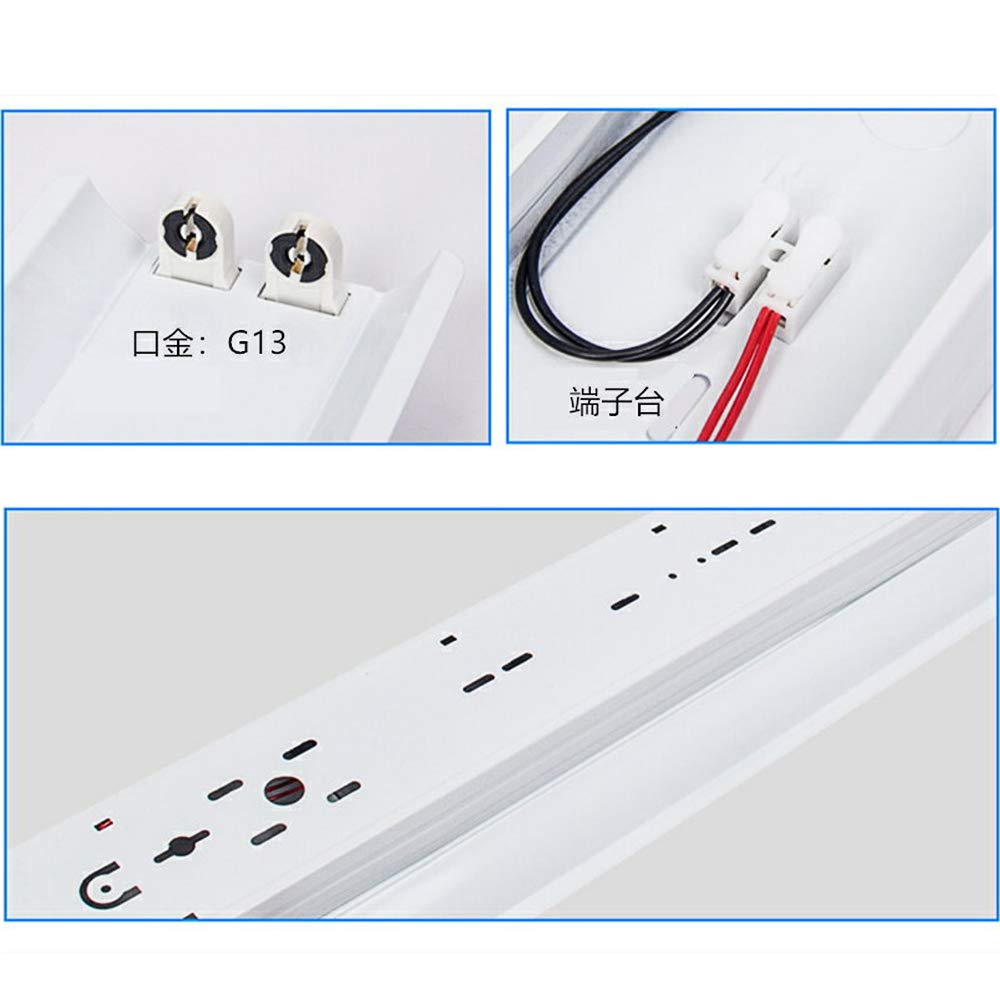 蛍光灯2個で1セット 合計 5セット Amazon | 5台セツトLED蛍光灯器具2灯式 20W形2灯式 笠付トラフ型