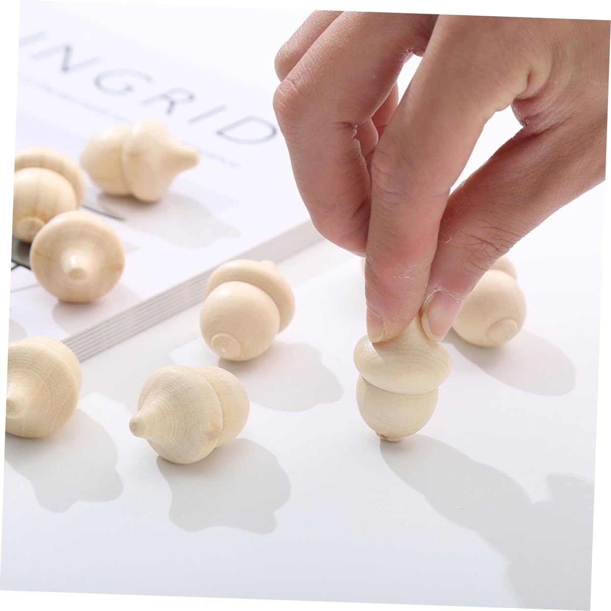 Borraccia Decorativa In Legno Naturale - 2 Pezzi, Feng Shui WU Lou Per Ufficio E Casa