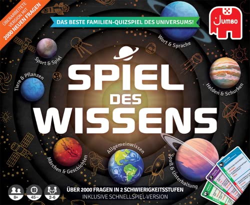 Jumbo 19907 Spiel des Wissens, Familien Quizspiel, Ab 10 Jahren – Ansicht 4