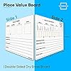 SCRIBBLEDO 10 Pack Place Value Board 9" x 12" Double Sided Dry Erase Boards for Kids for Teaching Place Values from Billions to Decimal Numbers Math Manipulative Lapboard for Teachers School Classroom #3