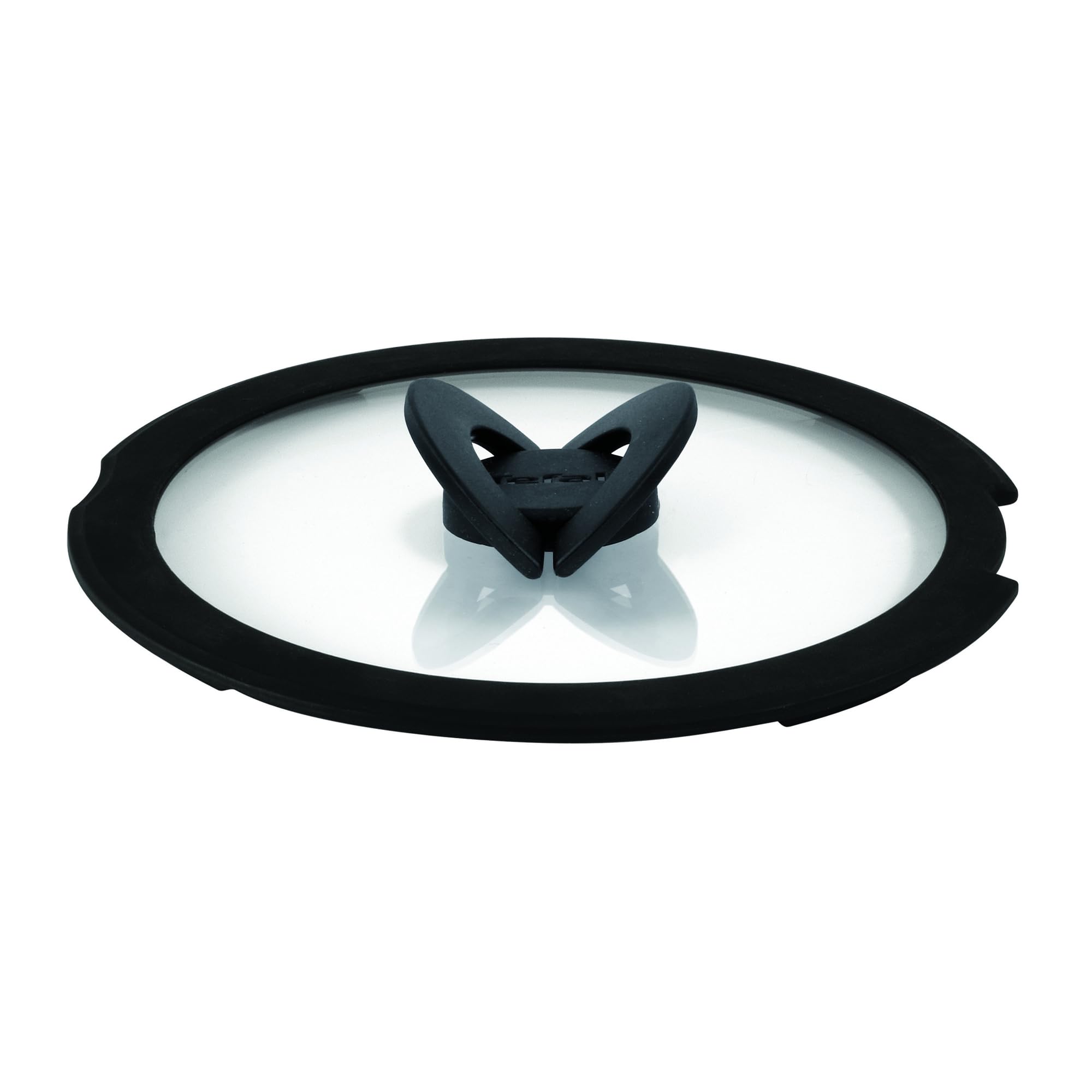 Tefal Black Ingenio Glass Lid - 20Cm
