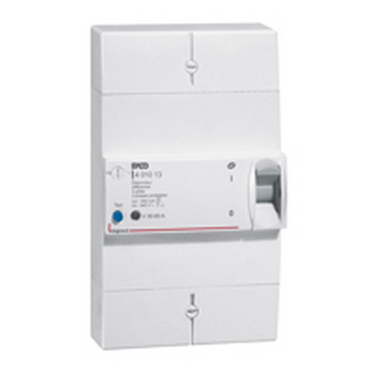 Legrand 401013 Enedis Branchement Disjoncteur, Tétrapolaire Différentiel, 500mA, Sélectif, 60A