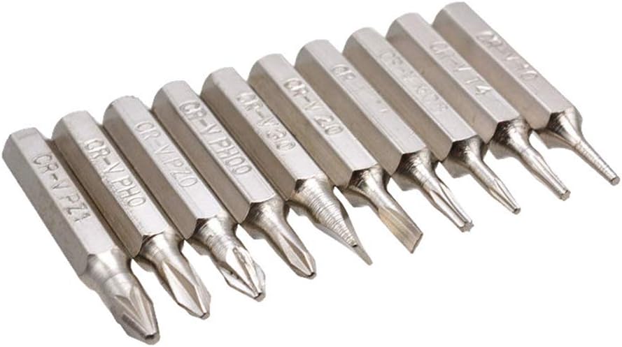 10pcs 28mm Magnetic for CR-V Precision Screwdriver Bit Set PH00 PH0 Z1 Z0 3.0 2.