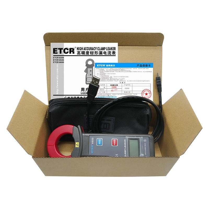 ETCR6600 Medidor de Corriente de Fuga Pinza 0mA-600A miniatura 6