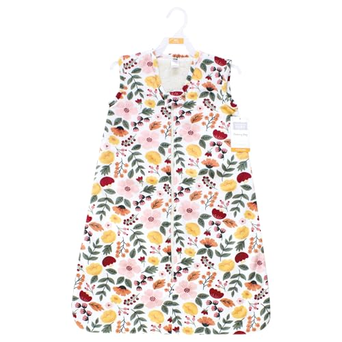 Hudson Baby Unisex Baby Plush Faux Fur Sleeping Bag, Wearable Blanket, Fall Botanical, 18-24 Months2