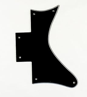 3 Ply Guitar Pickguard For Washburn WI64DL WI 64 DL -BLACK (A97)