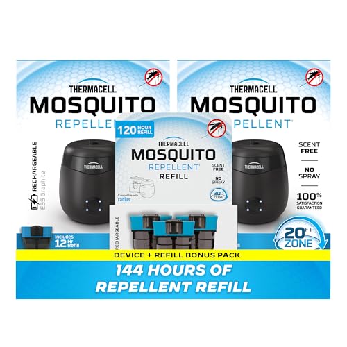 Image of Thermacell E-Series Rechargeable Mosquito Repeller with 20' Mosquito Protection Zone; Bug Spray Alternative; Scent Free