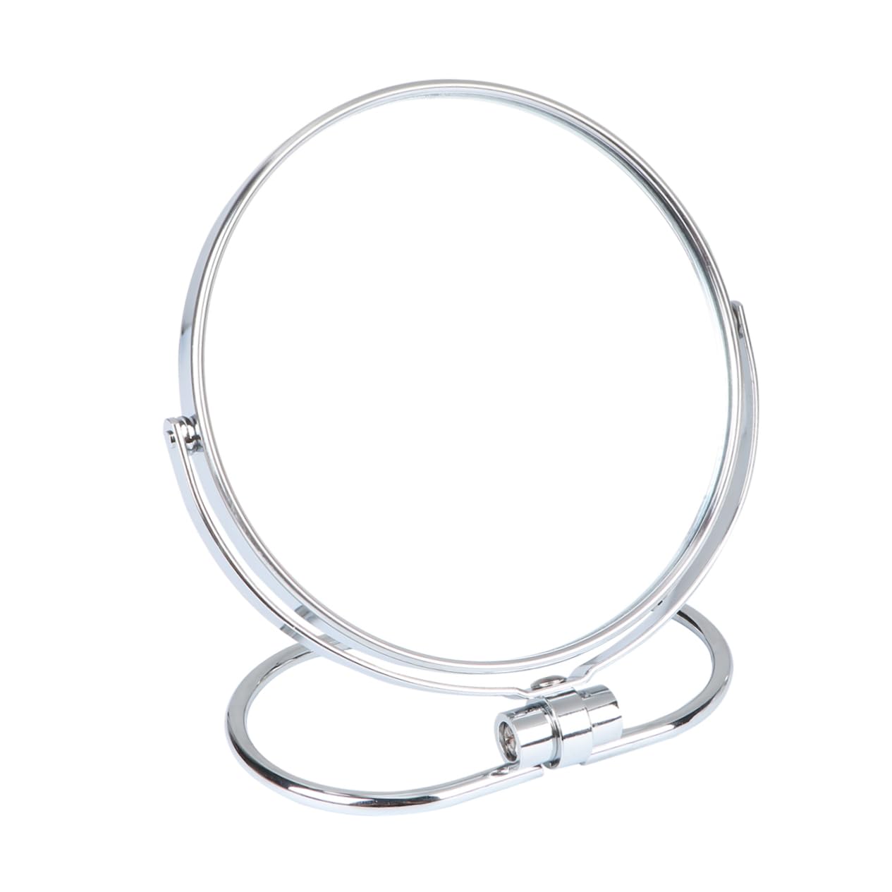 Miroir de maquillage pliable double position mural et table