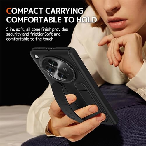 Coque OnePlus Open rigide anti-choc bleue résolvant le risque de rayures écran
