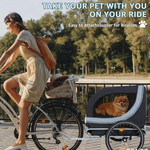 EVGTTI Dog Bike Trailer 132 lbs