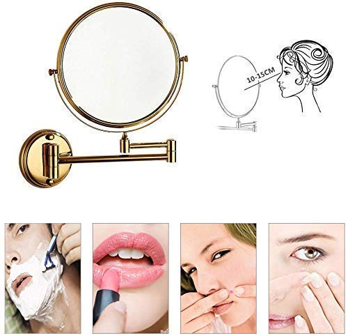 Miroir de vanité de comptoir pour maquillage et rasage