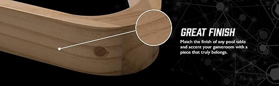Viper Billiards/Billiard Table Accessory: 8-Ball Shelf Holds Wooden Triangle, Standard 2-1/4 Size Balls