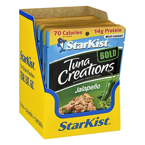 Starkist Tuna Creations Bold Jalapeño - 2.6 Oz Pouch (Packaging May Vary), Jalapeno, 62.4 Ounce(Pack Of24) #TOP6