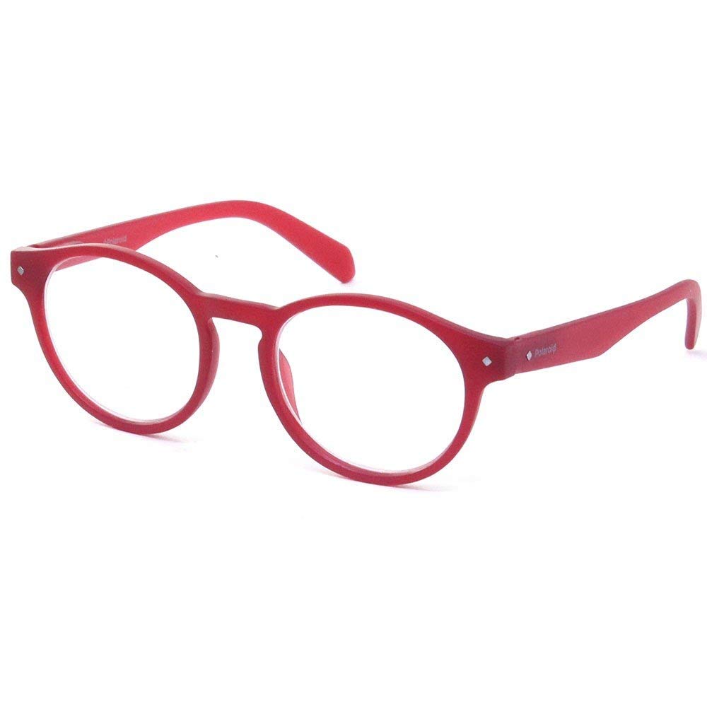 Polaroid Full Rim Power Reading Glasses For Men & Women | PLD 0021 | Red | Power +1 +1.5 +2 +2.5 +3