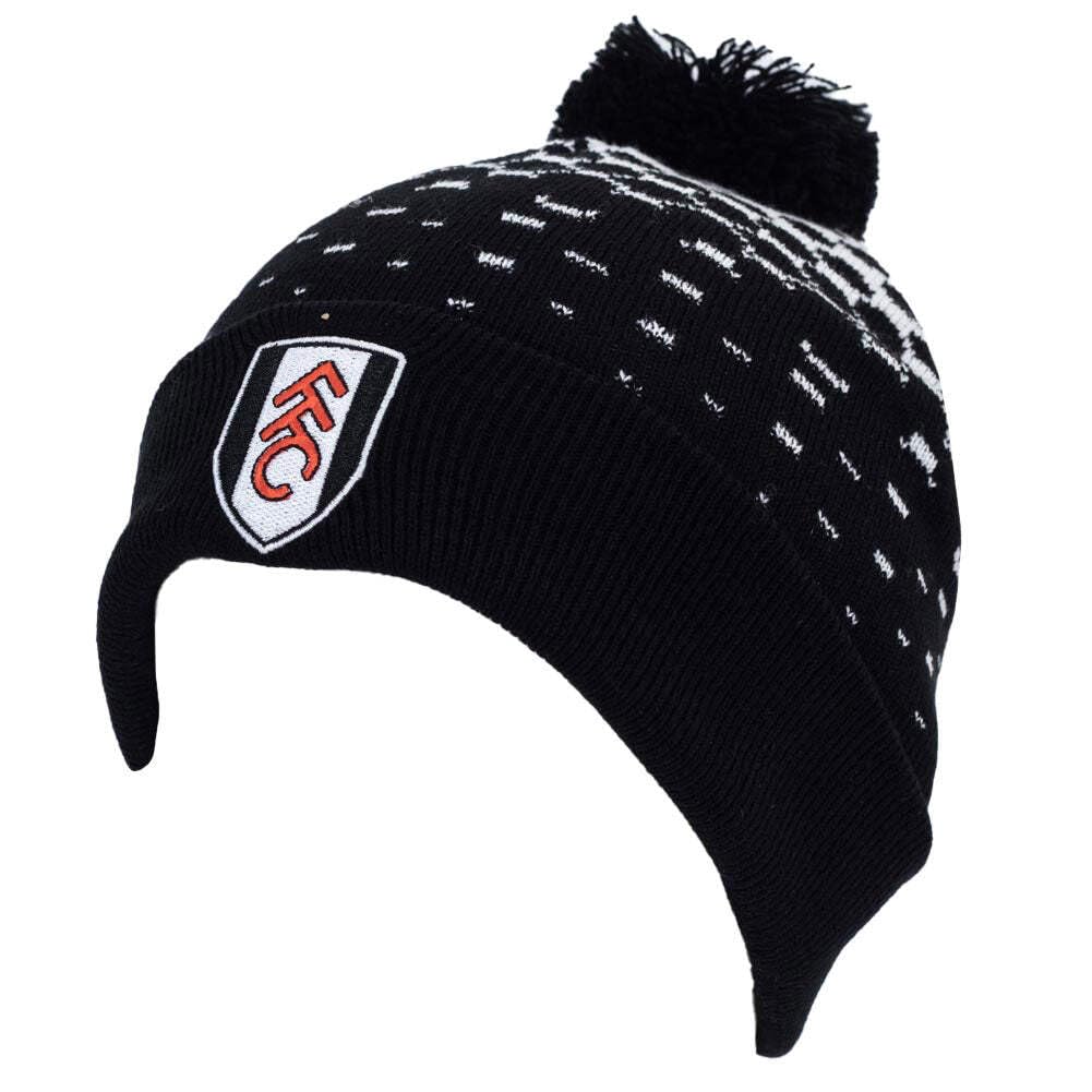 Fulham FC Fulham Football Club Fade Ski Hat (One Size) Black/White