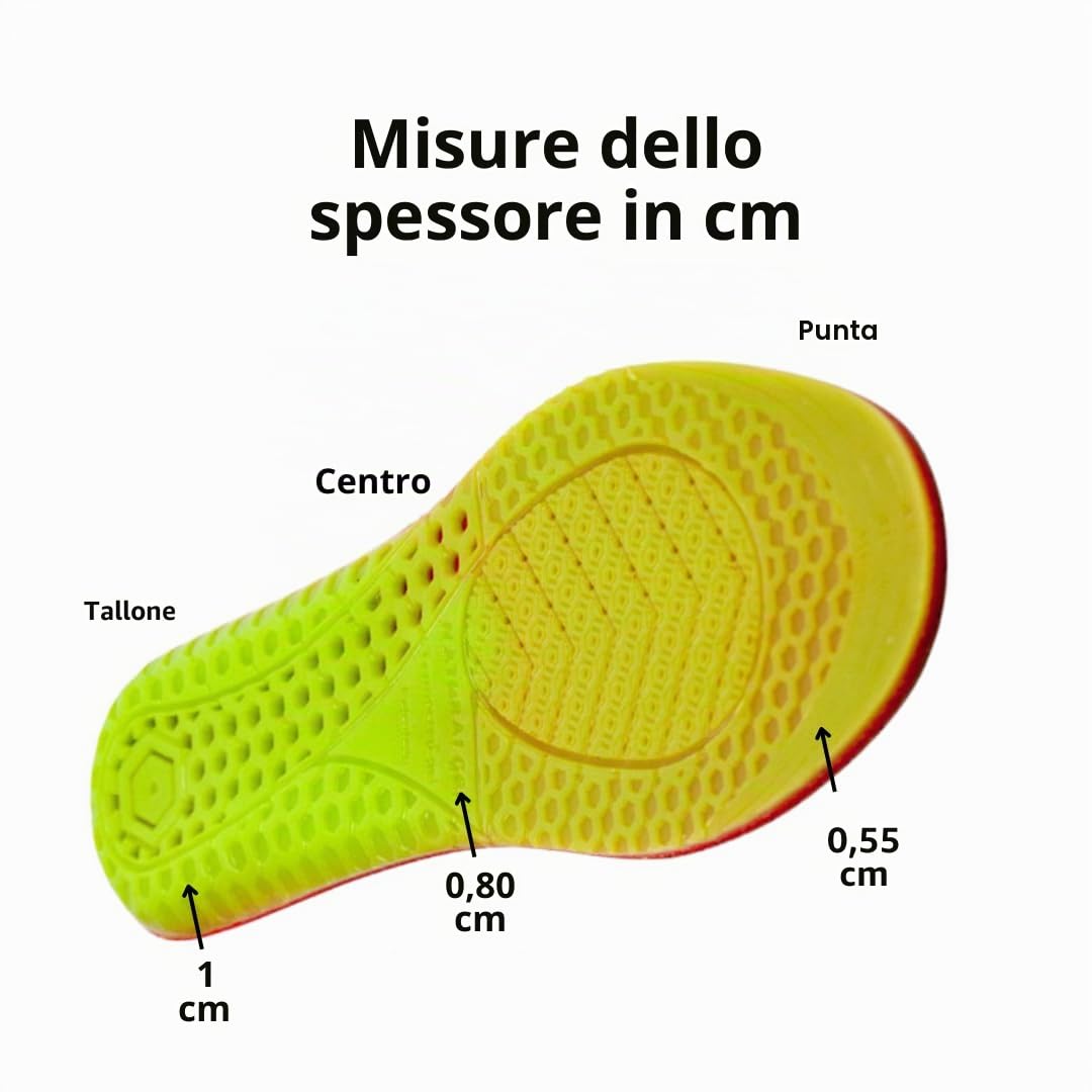 Solette Basket in Gel | Solette Sportive Uomo/Donna Traspiranti e Confortevoli | Stabilizzanti, Aiutano a Prevenire Fastidi a Piedi, Ginocchia e Zona Lombare | Taglie 43-47