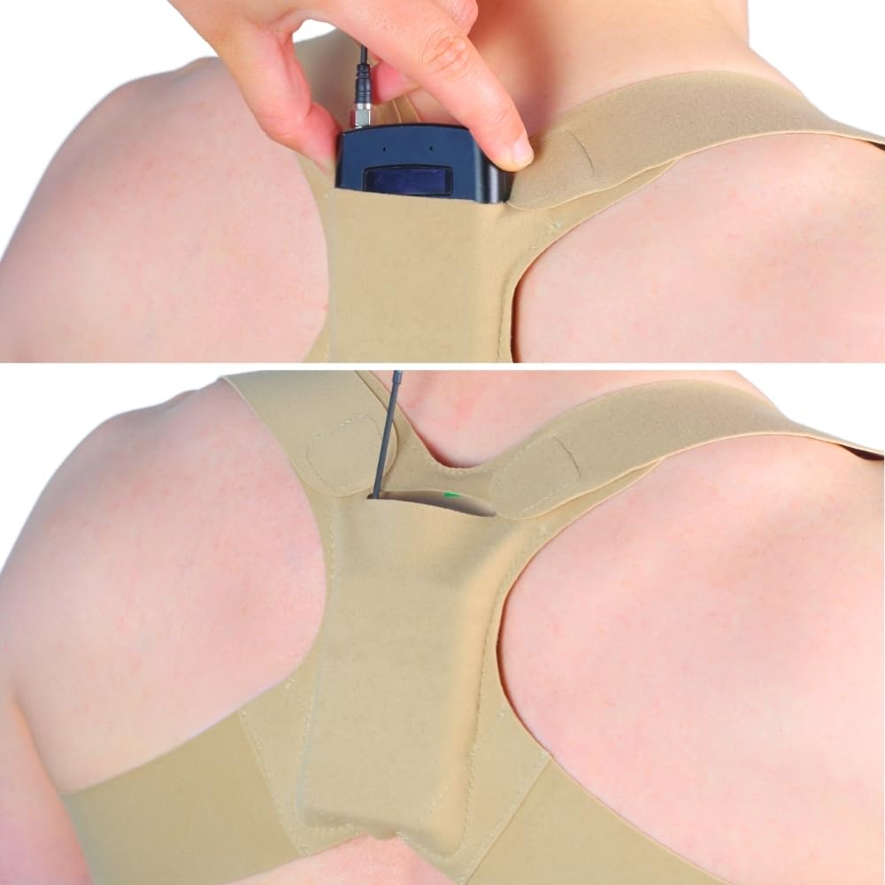 URSA Back Strap. Secure Microphone & IEM Pack Harness. Rig for Filming Sporting activities. (Beige, Medium) - Image 3