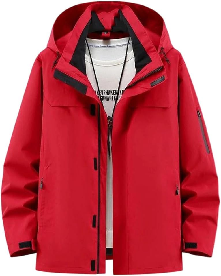 Men's Hiking Jacket | Storm Red | Spring Active | Trail Ready & Backpacking