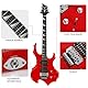Bullfighter E-Gitarre für Erwachsene, Anfänger, Rockgitarre, professionell, mit Gitarrentasche, Plektren, Kabel, Stimmgerät, Gurt und Saiten (Red)