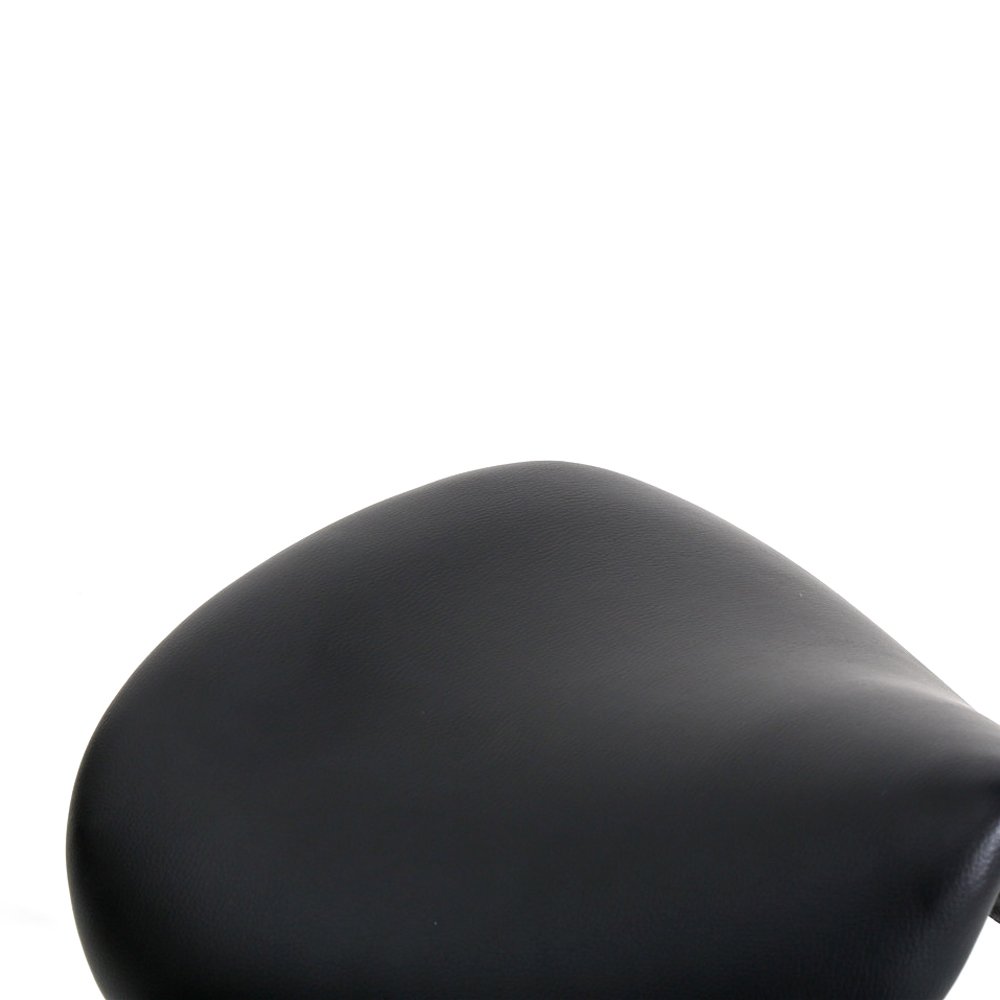 Tabouret de Massage, Selle de Cheval pivotante à 360°, Réglable en Hauteur, Capacité de Charge 150 kg, pour Salons, instituts de beauté, cliniques et Bureaux (Noir)