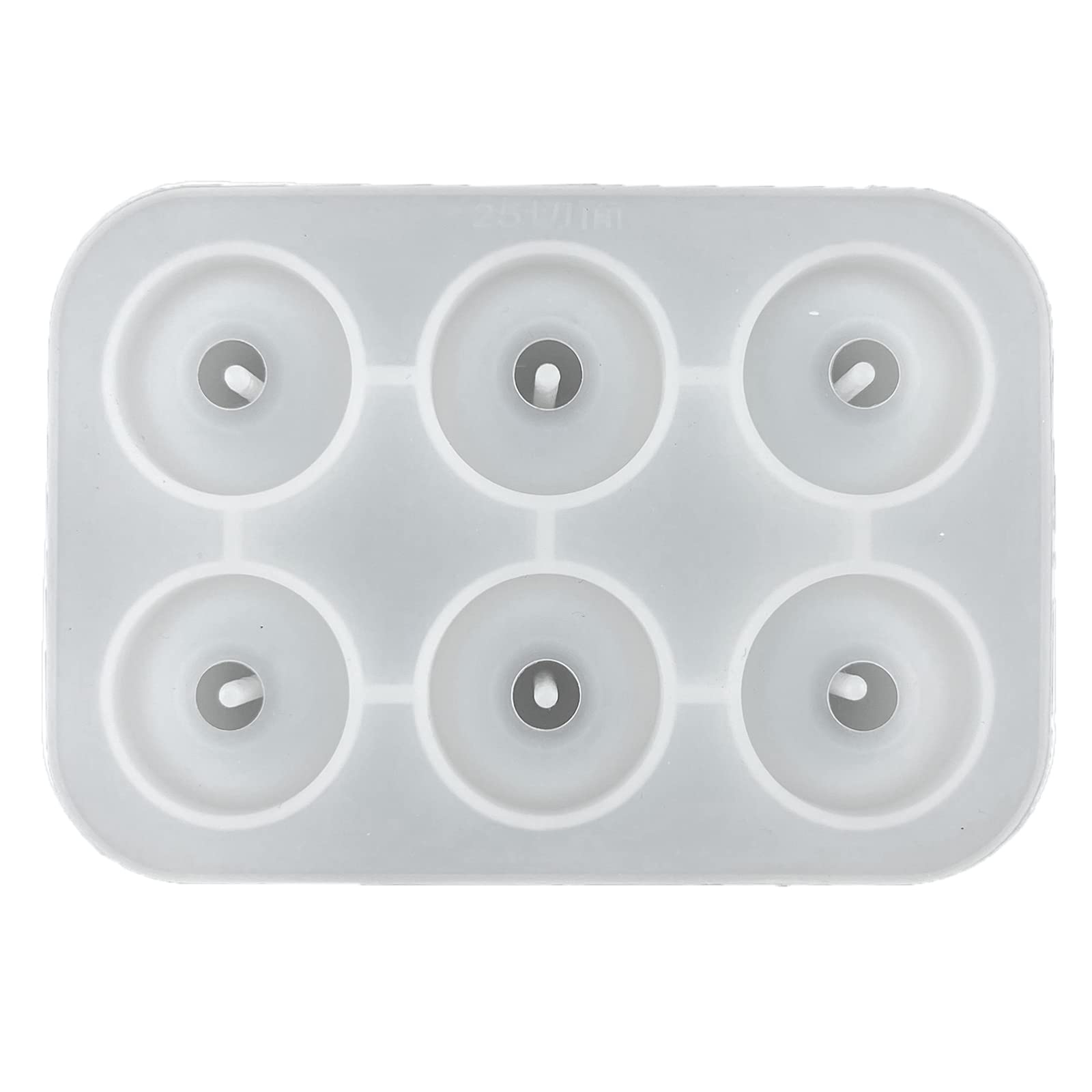 Wlnext Ball Beads Round Silicone Bead Mold With Hanging-Holes For Jewelry Pendant Bangle Bracelet Bead Making Mold Hand Craft Tool