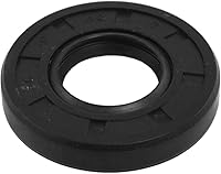 Vista 15 de uxcell Caucho doble de los labios del sello de aceite del eje rotatorio métrico 49.2x82.0x16.4 ft m TC, negro