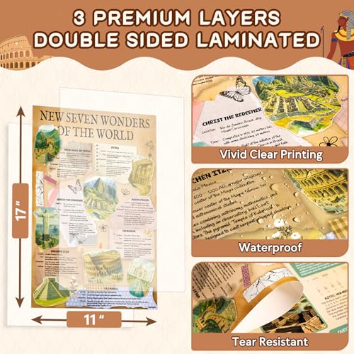 Image of KIDS KING 18 Learning Posters - Ancient Civilization (11 inchx17 inch)